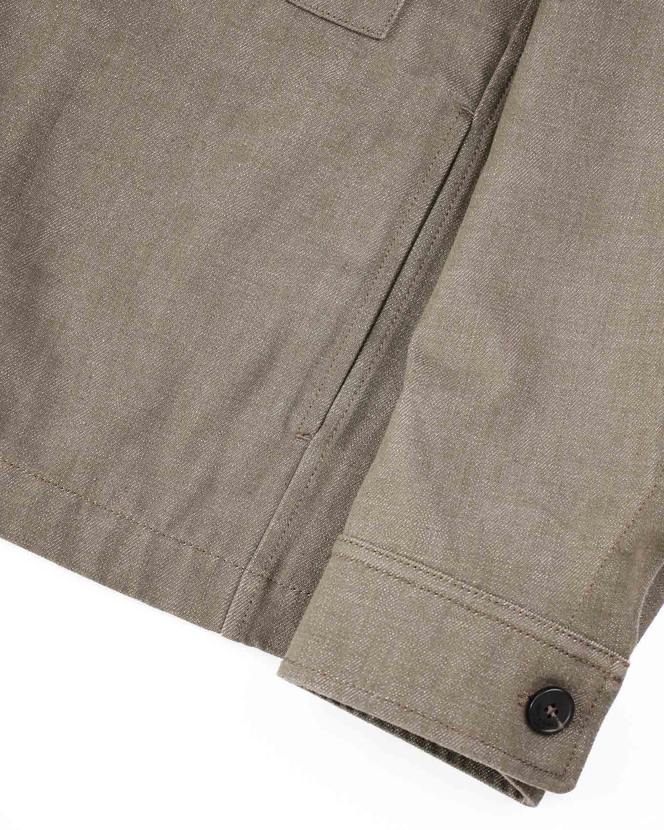 Loro Piana Daito Grey Denim Button Up Jacket
