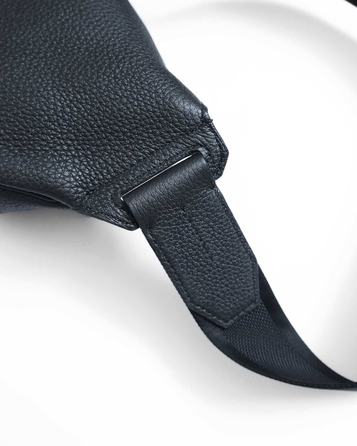 Hermès Black Togo Cityslide Waistbag PM 2019