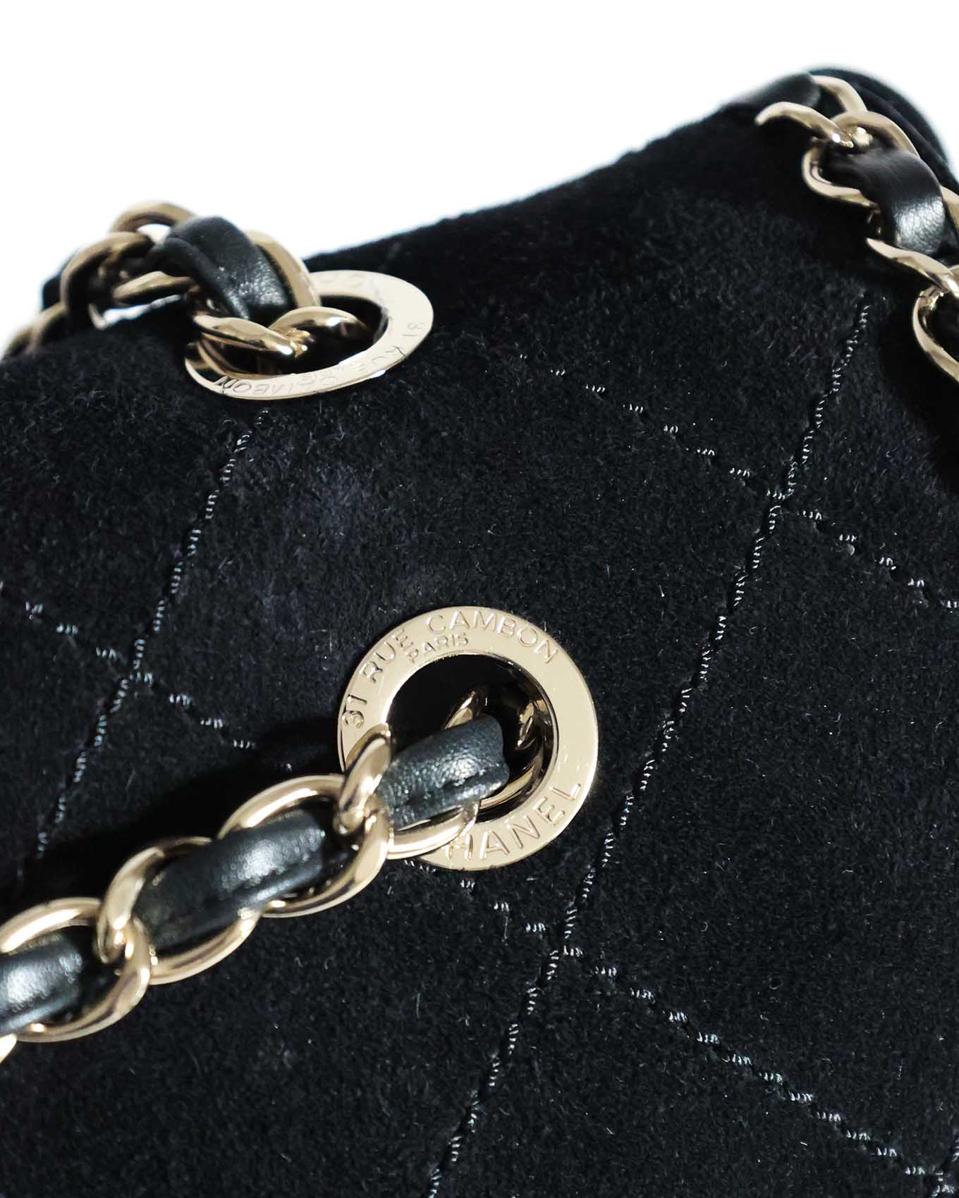 Chanel x Pharrell Williams Black Suede XXL Classic Flap Bag