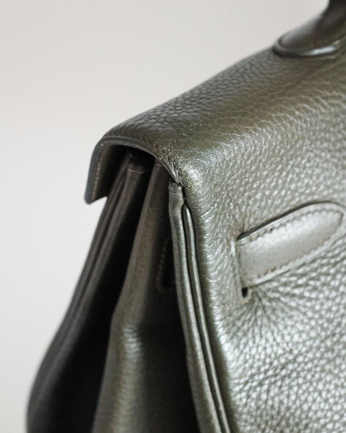 Hermès Kelly 50 Voyage Khaki Green Togo 2002