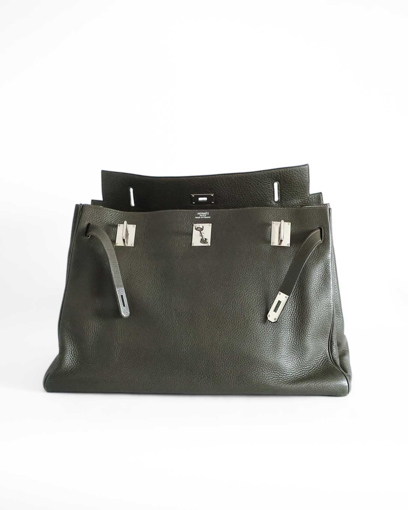 Hermès Kelly 50 Voyage Khaki Green Togo 2002