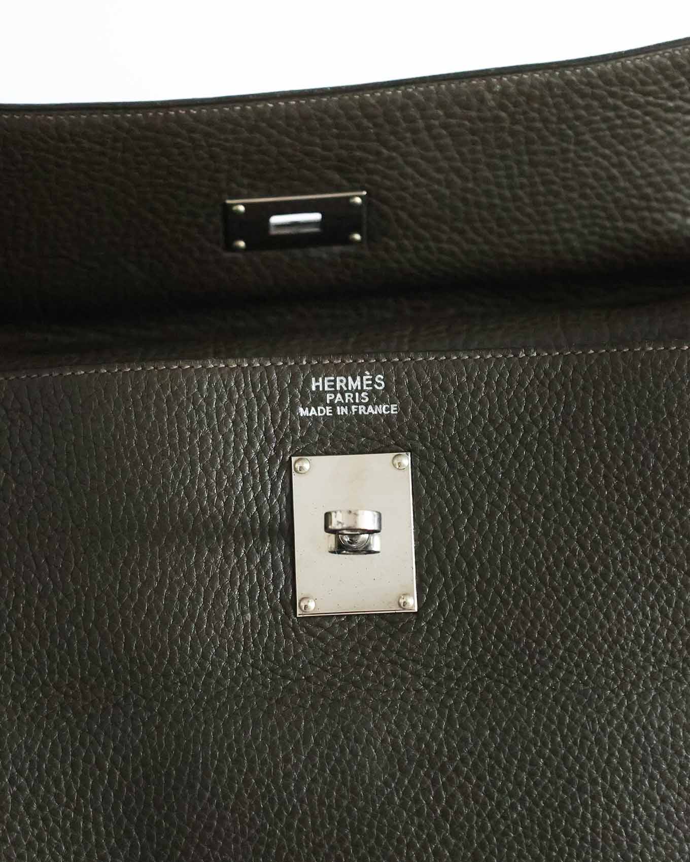 Hermès Kelly 50 Voyage Khaki Green Togo 2002