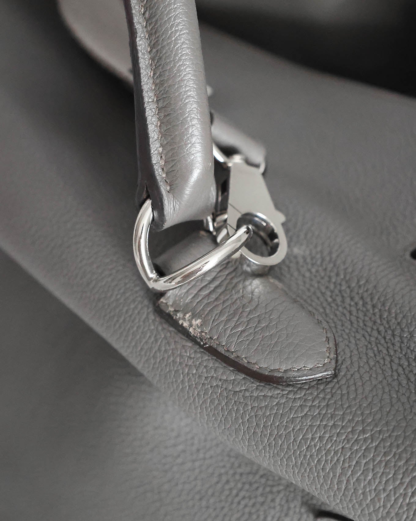 Hermès Kelly 50 Voyage Gris Etain Clémence 2018