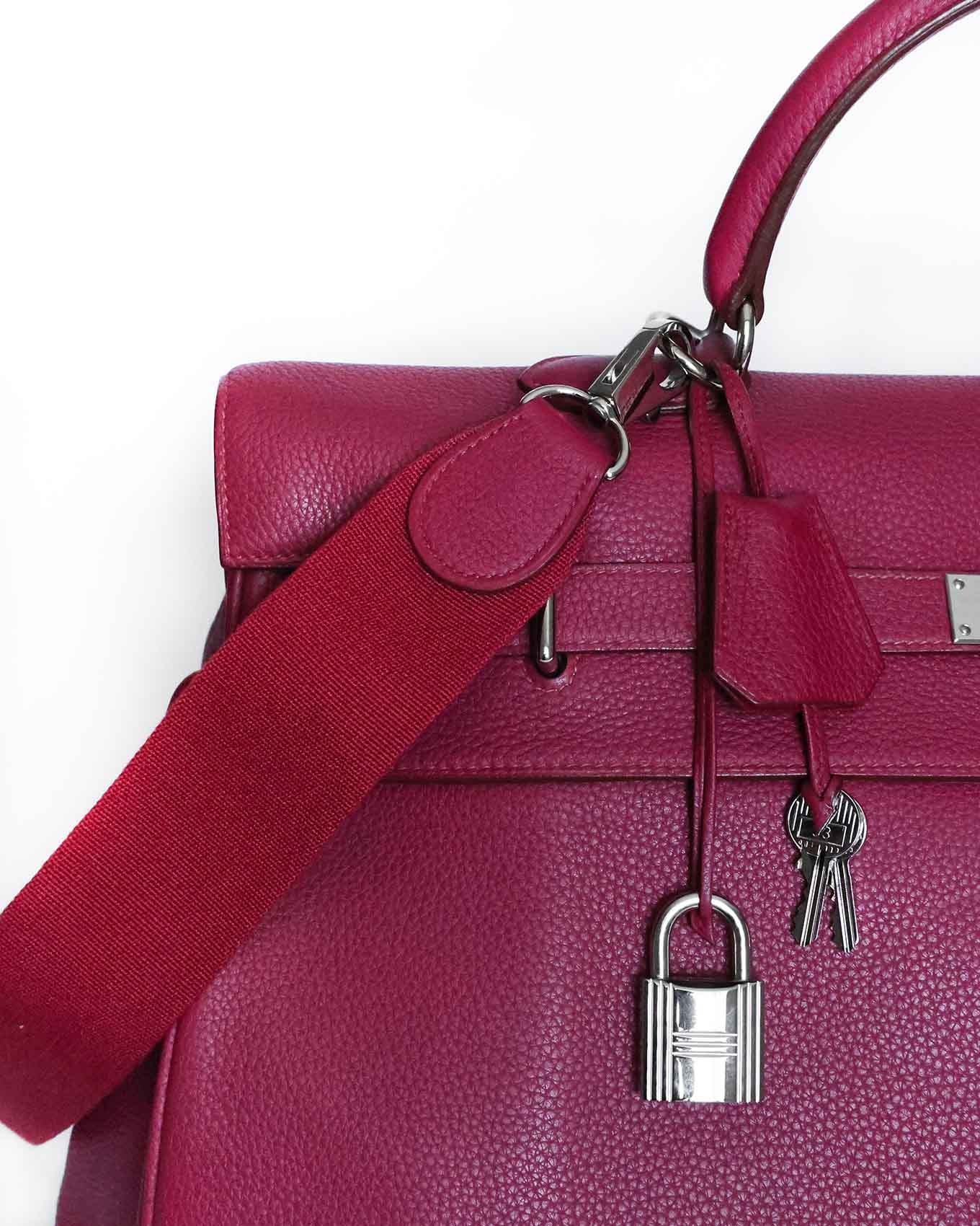 Hermès Kelly 50 Voyage Rubis Clémence 2010