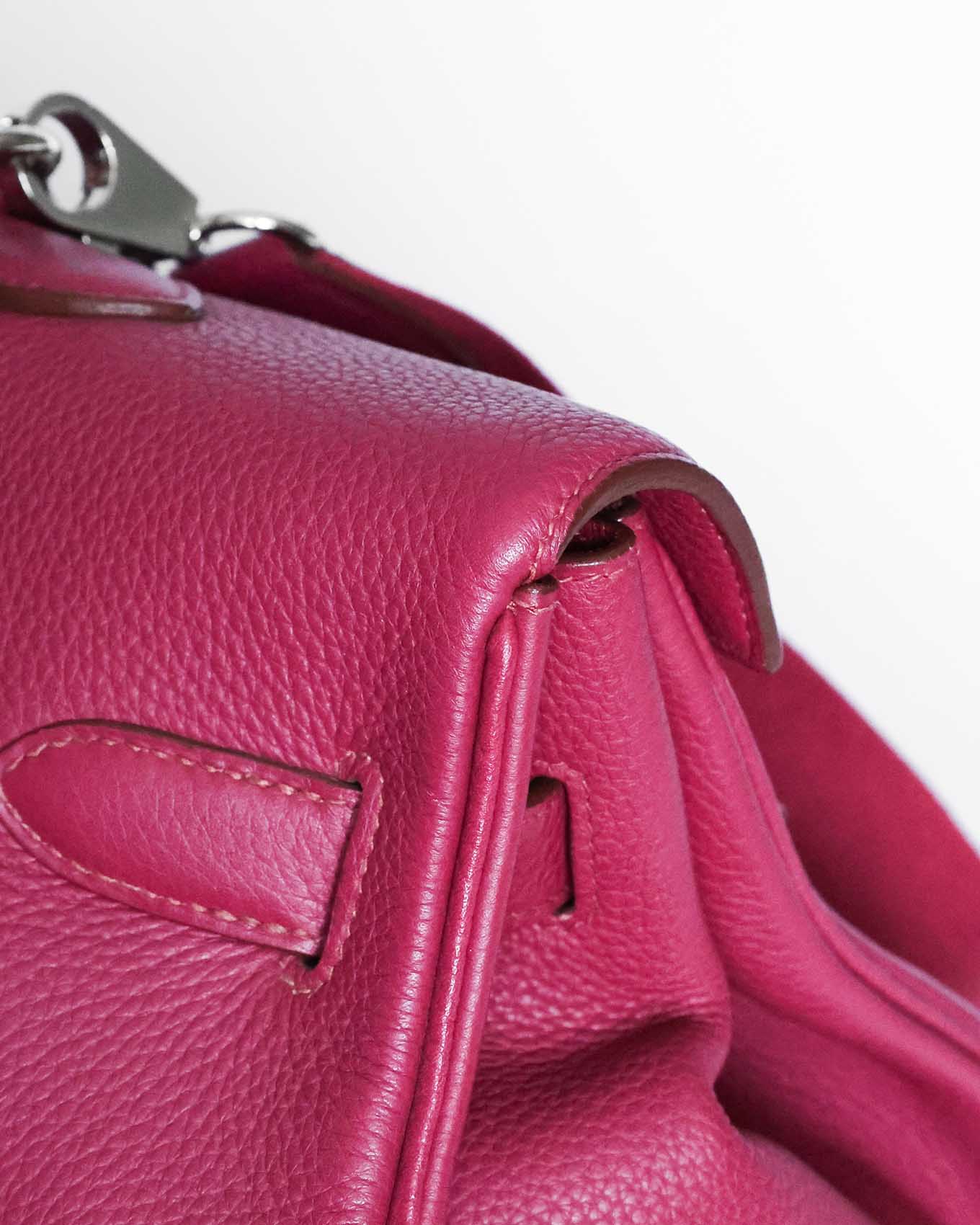 Hermès Kelly 50 Voyage Rubis Clémence 2010