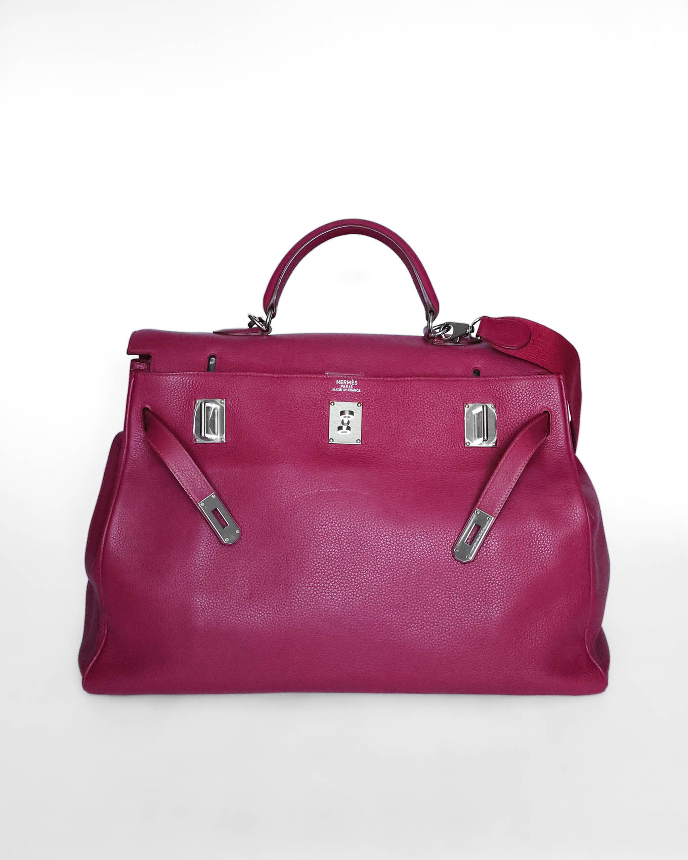 Hermès Kelly 50 Voyage Rubis Clémence 2010