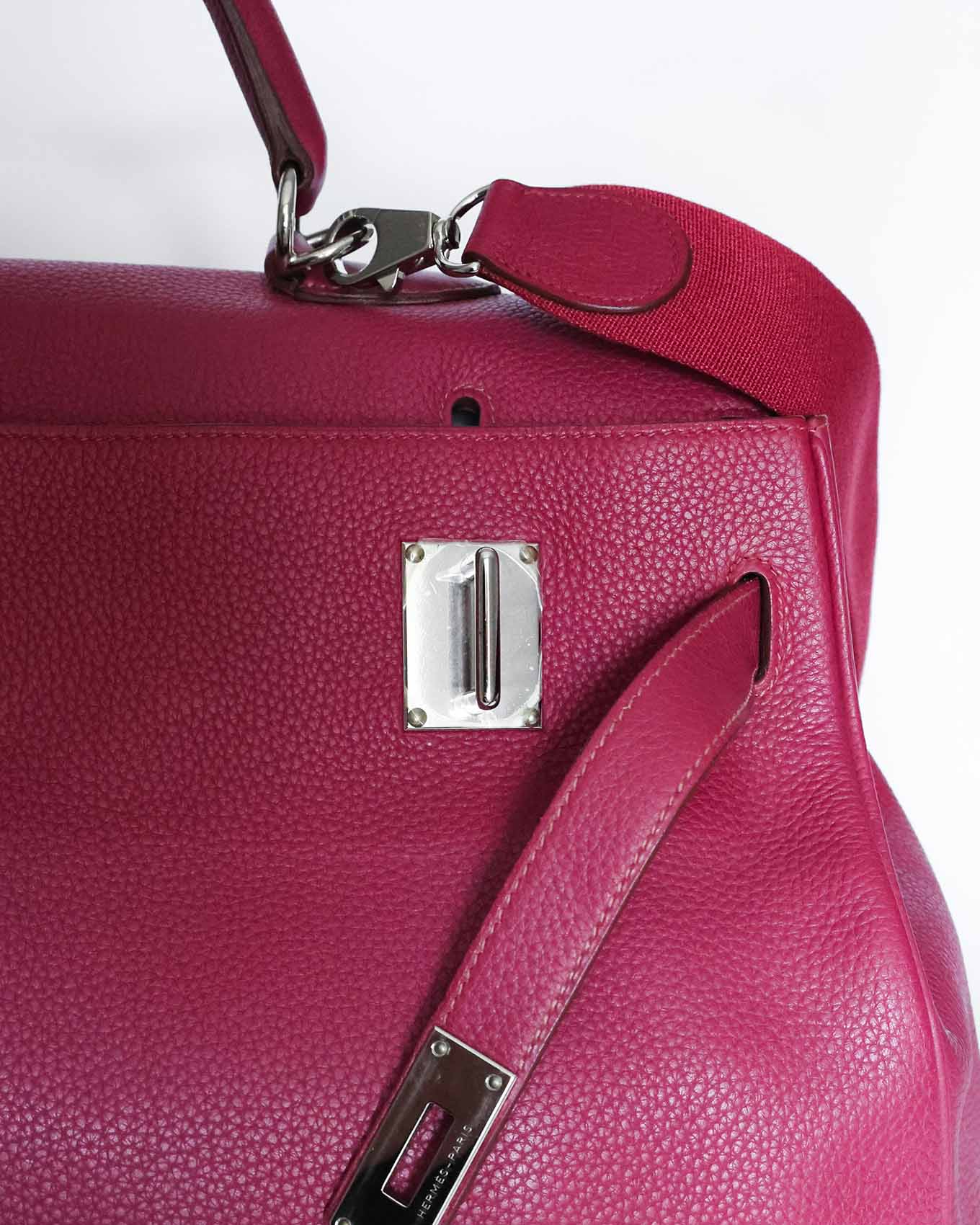 Hermès Kelly 50 Voyage Rubis Clémence 2010