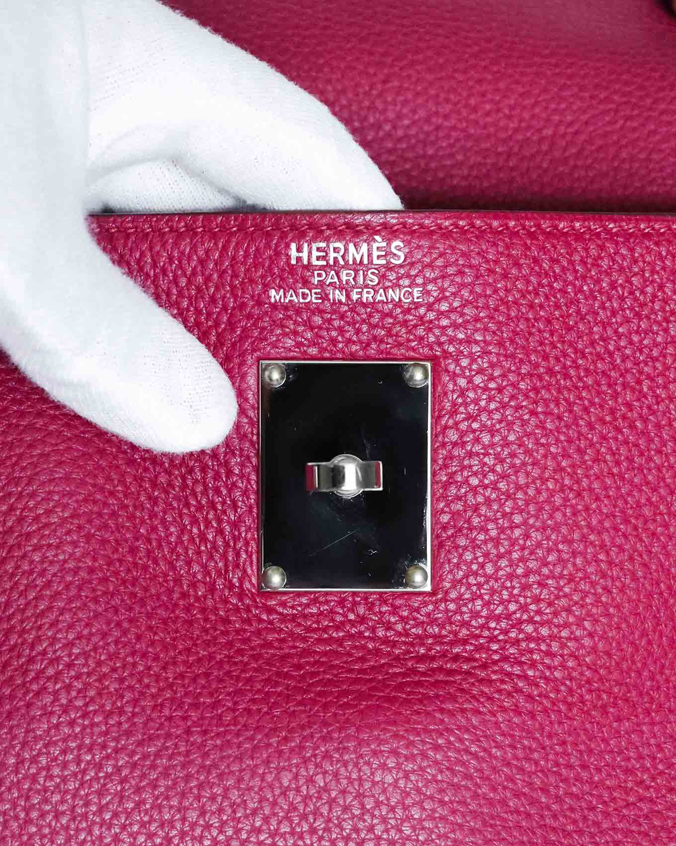 Hermès Kelly 50 Voyage Rubis Clémence 2010
