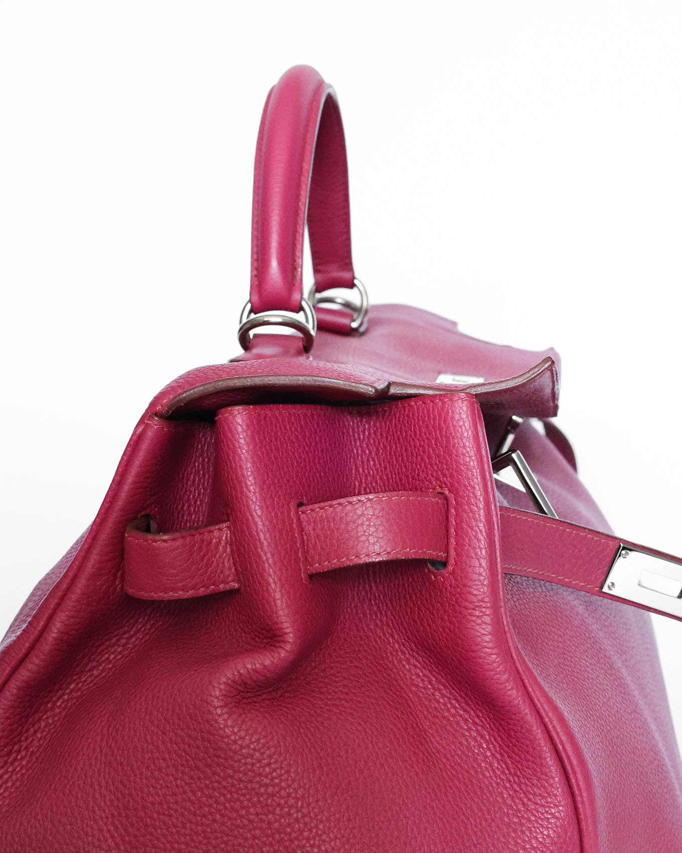 Hermès Kelly 50 Voyage Rubis Clémence 2010