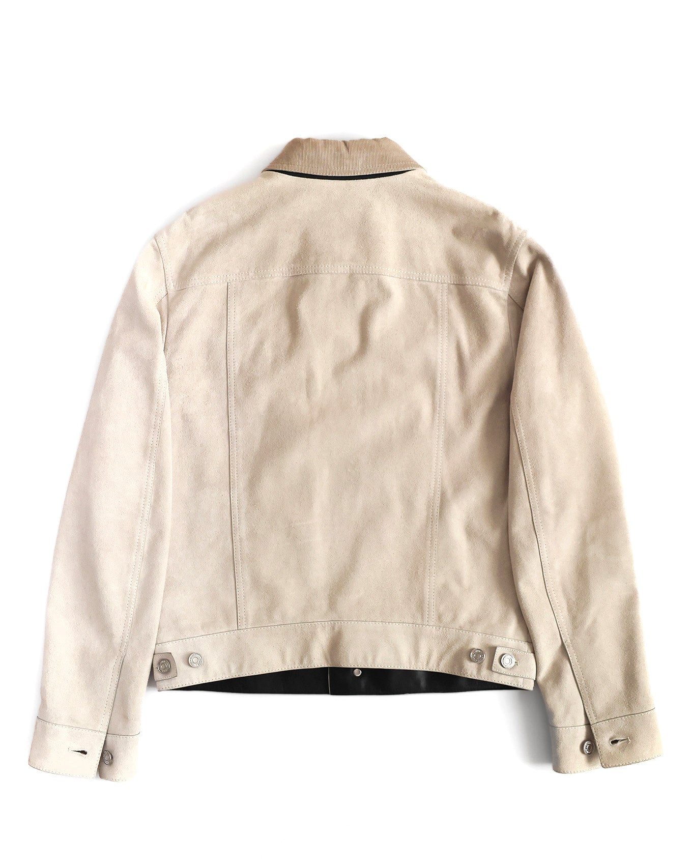 Berluti by Haider Ackermann FW17 Grey Suede Trucker Jacket