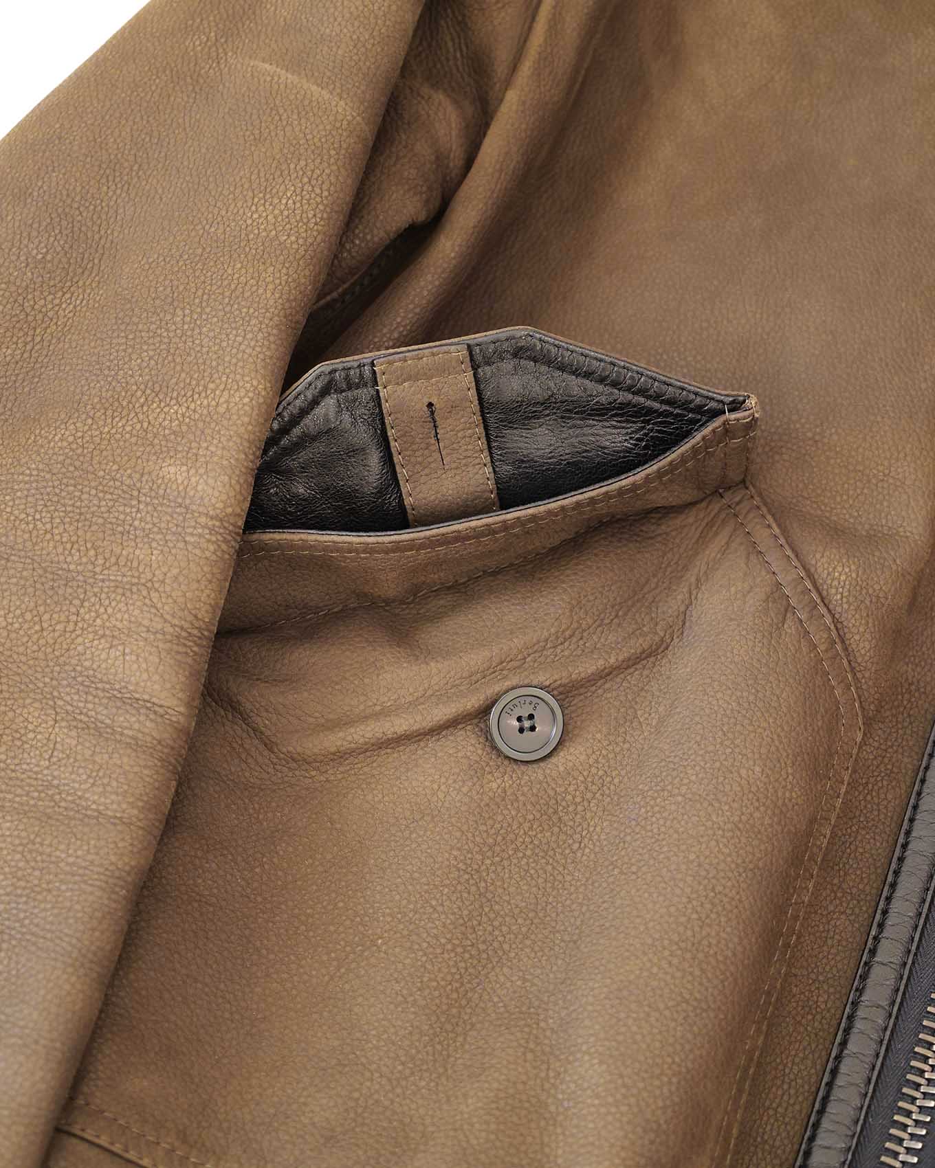Berluti by Haider Ackermann FW17 Khaki Capsule Bomber Jacket