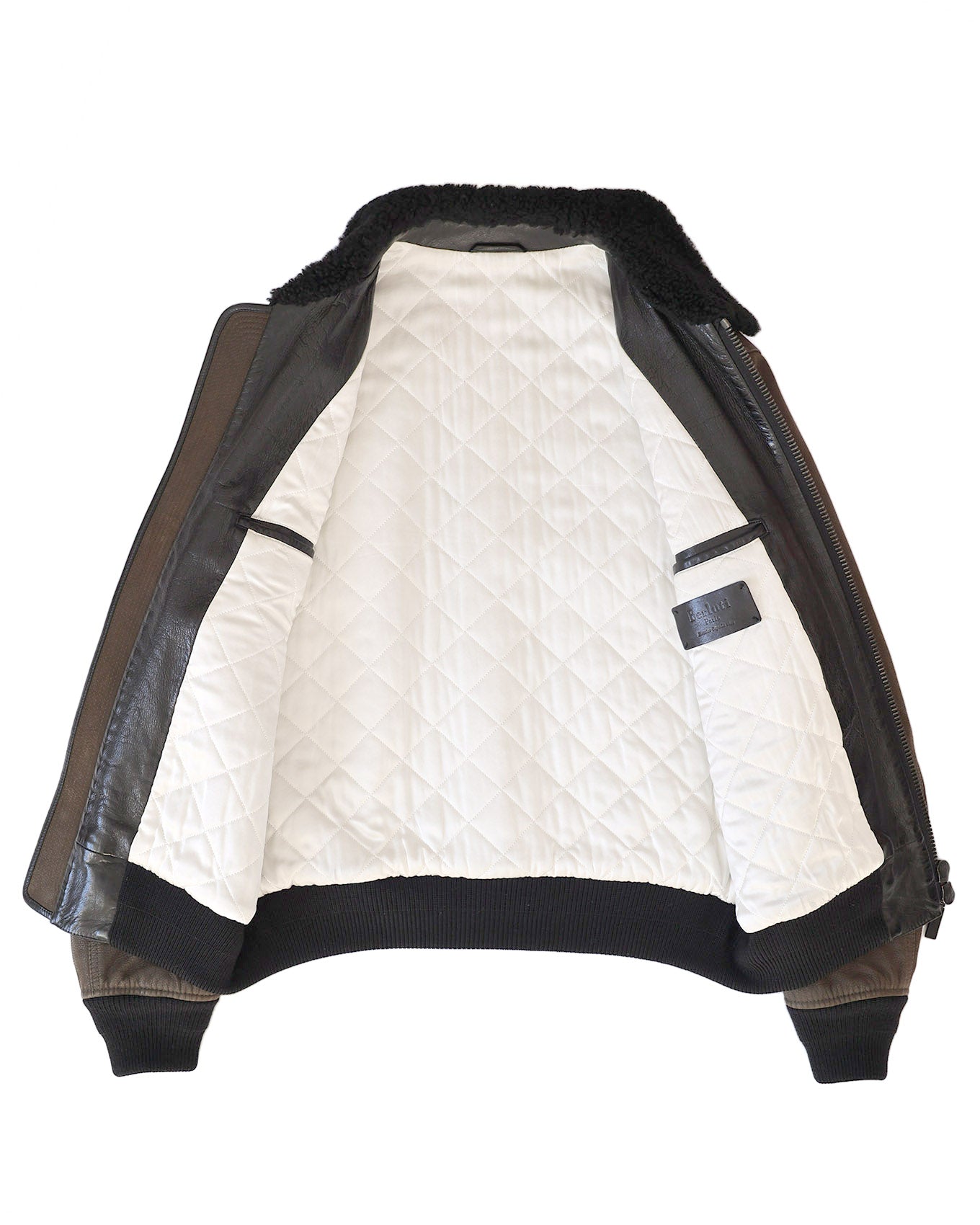 Berluti by Haider Ackermann FW17 Khaki Capsule Bomber Jacket