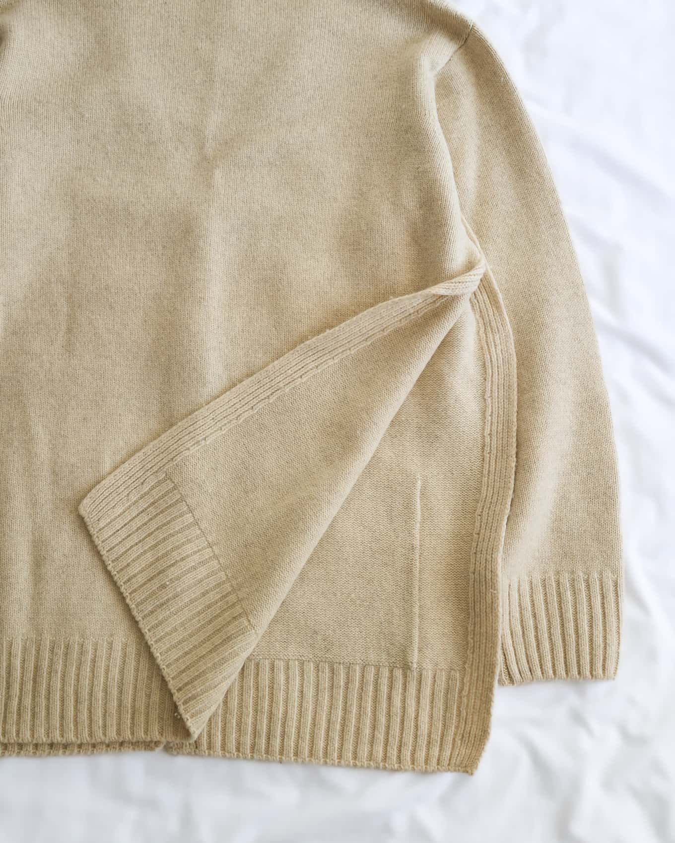 Old Céline by Phoebe Philo Oversized Side Slit Knit Cardigan | 2 5J31 / 4816 | ELUXE STORE