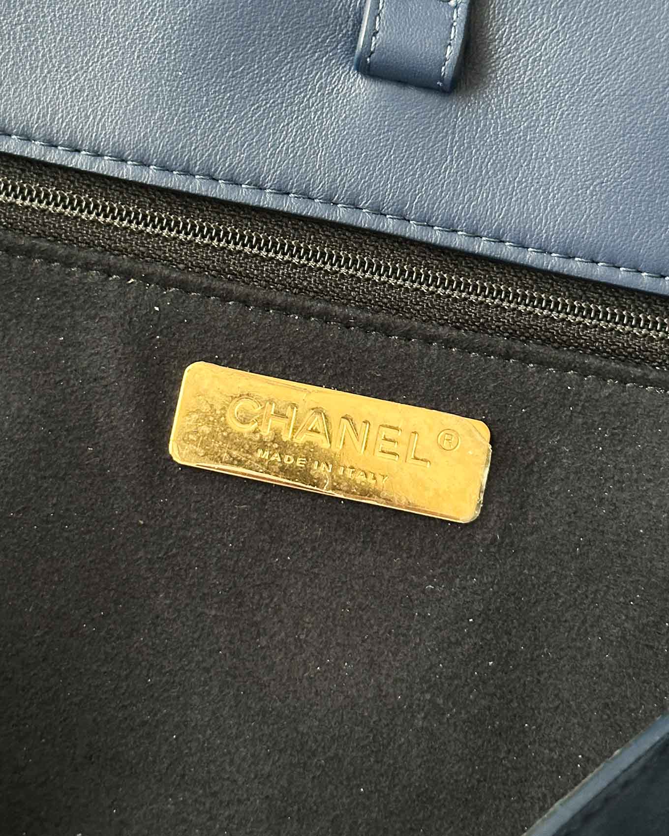 Chanel x Pharrell Williams Blue Suede XXL Classic Flap Bag