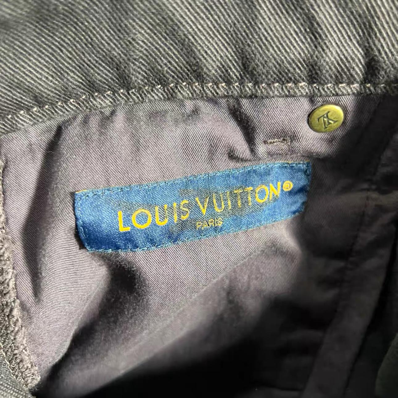 Louis Vuitton FW23 Nigo Collection Wine Red Denim