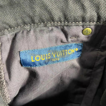 Louis Vuitton FW23 Nigo Collection Wine Red Denim