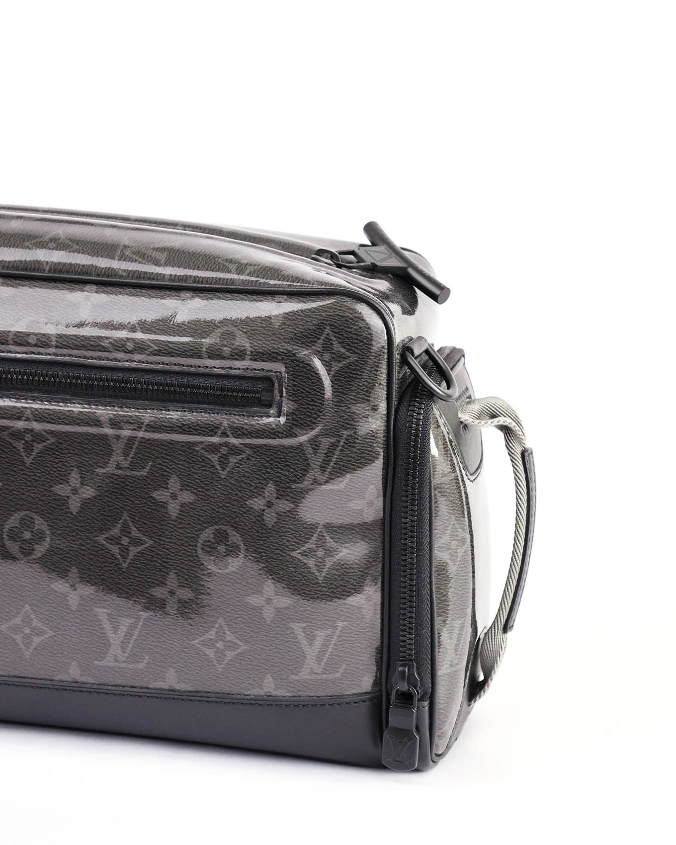 Louis Vuitton FW18 Mens Runway Black Glaze Camera Bag Sample