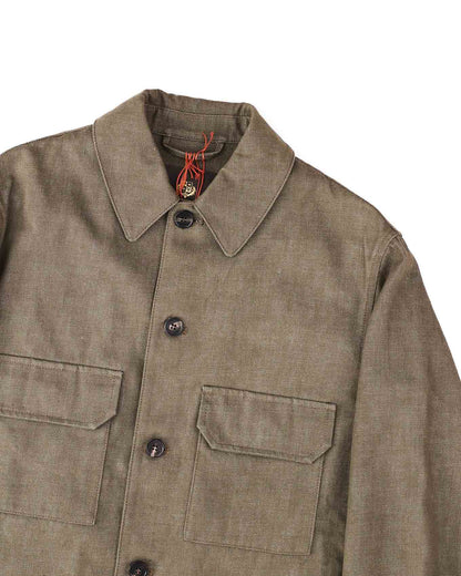 Loro Piana Daito Grey Denim Button Up Jacket