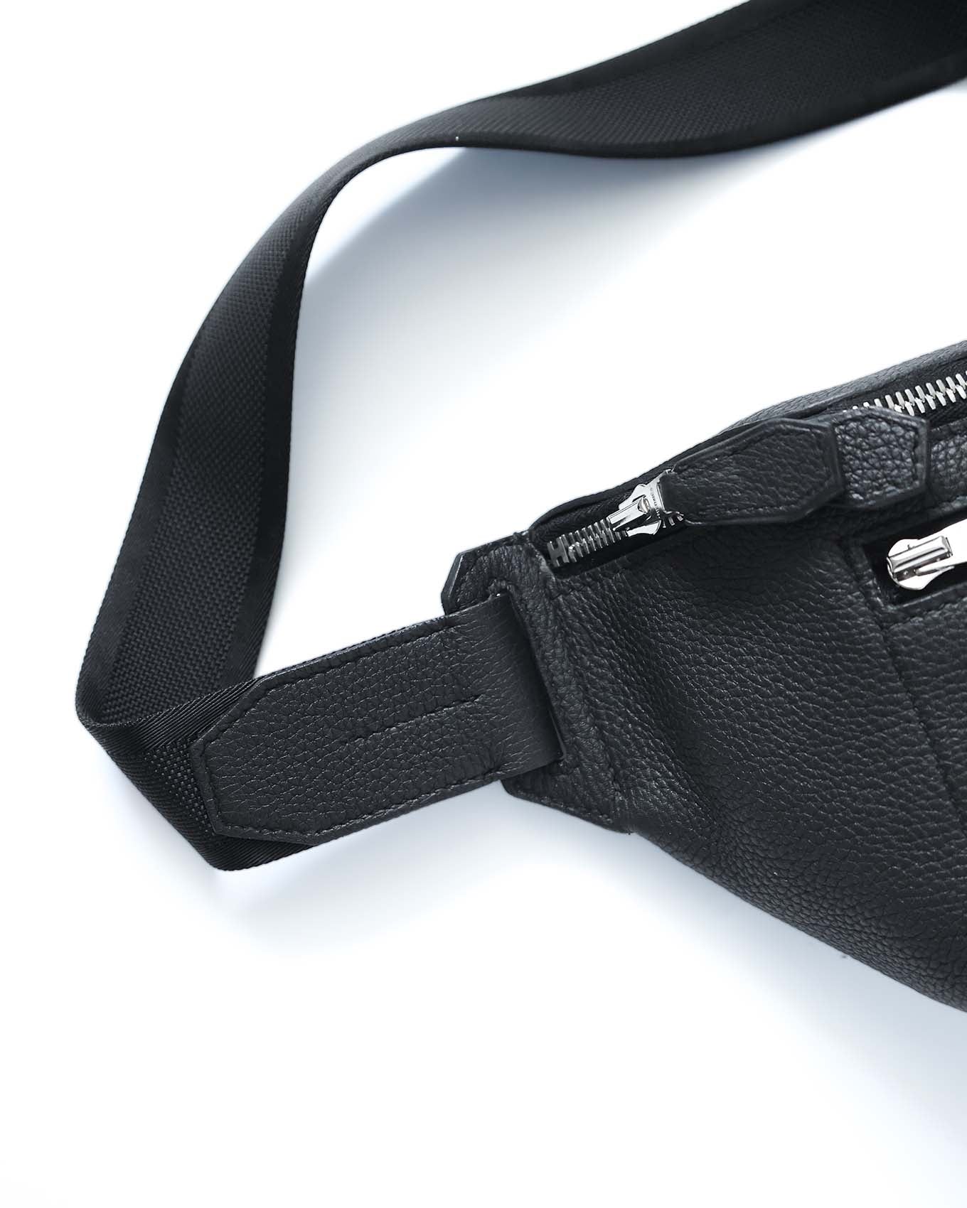 Hermès Black Togo Cityslide Waistbag PM 2019