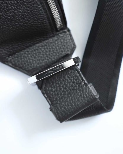 Hermès Black Togo Cityslide Waistbag PM 2019