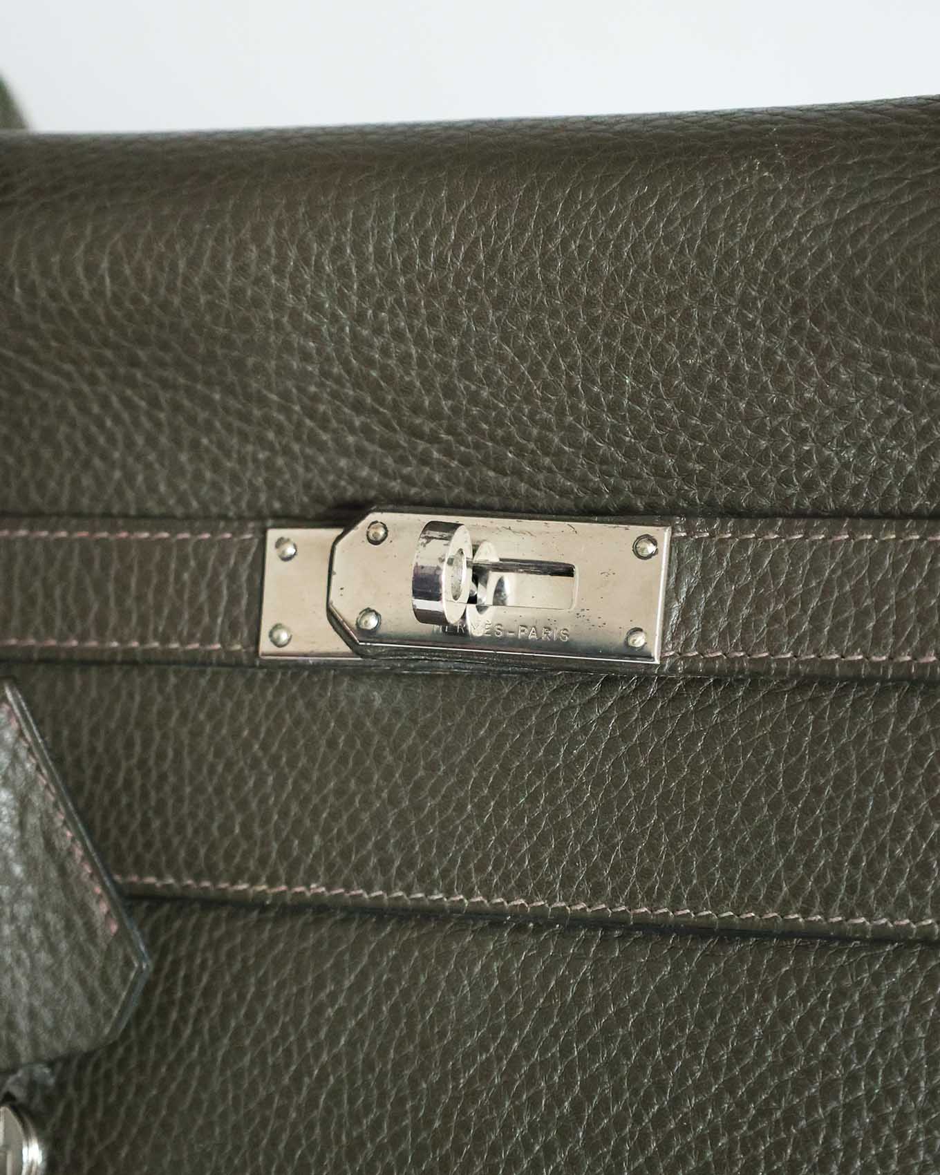 Hermès Kelly 50 Voyage Khaki Green Togo 2002