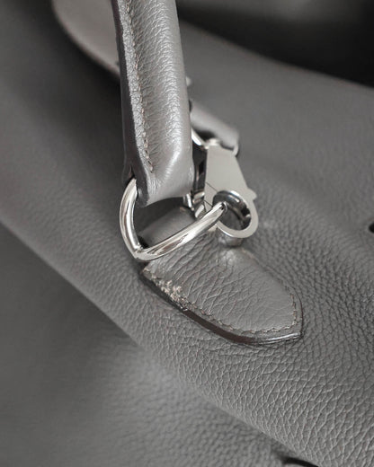 Hermès Kelly 50 Voyage Gris Etain Clémence 2018