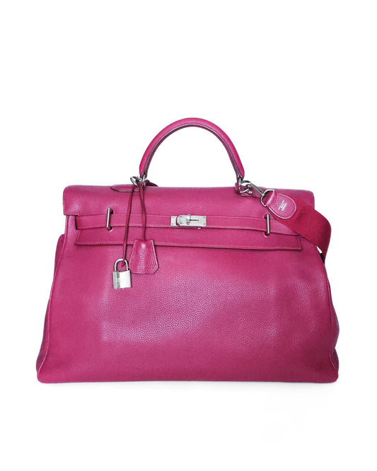 Hermès Kelly 50 Voyage Rubis Clémence 2010