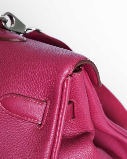 Hermès Kelly 50 Voyage Rubis Clémence 2010
