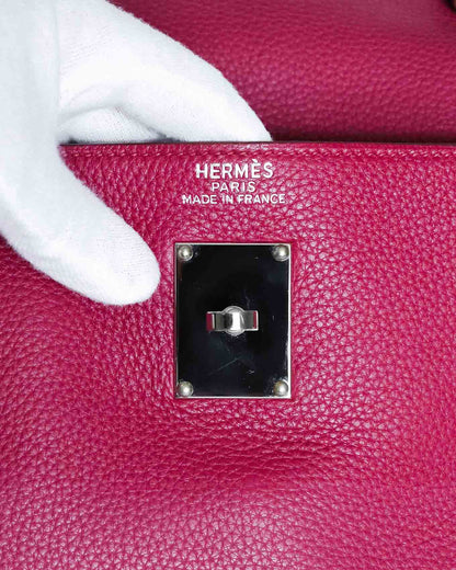 Hermès Kelly 50 Voyage Rubis Clémence 2010