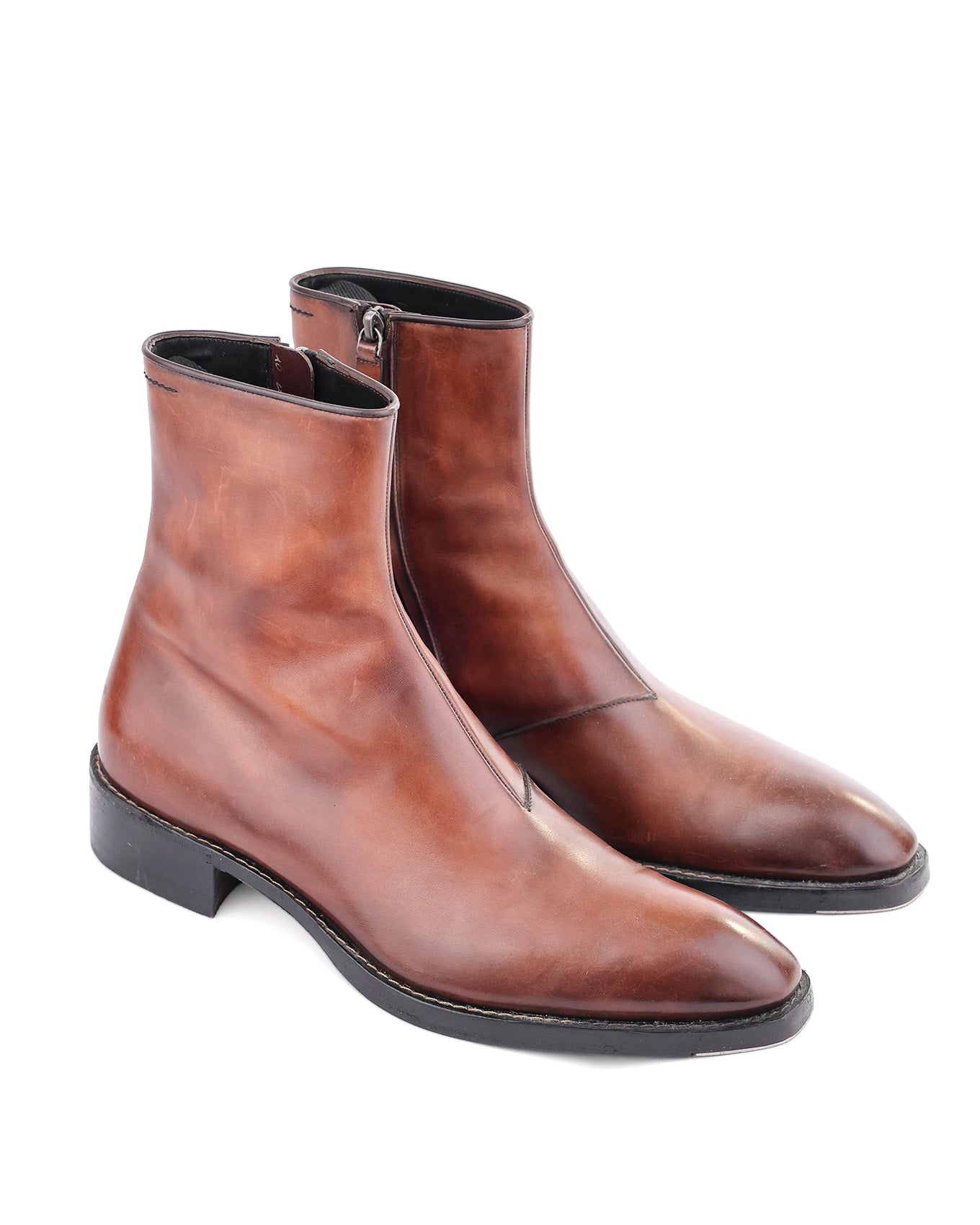 Berluti by Haider Ackermann FW18 Caractere Zip Boots Sample | ELUXE STORE