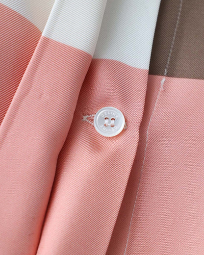 Céline by Phoebe Philo SS11 Oversized Colorblock Silk Shirt