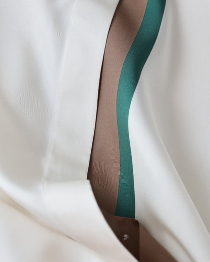 Céline by Phoebe Philo SS11 Oversized Colorblock Silk Shirt
