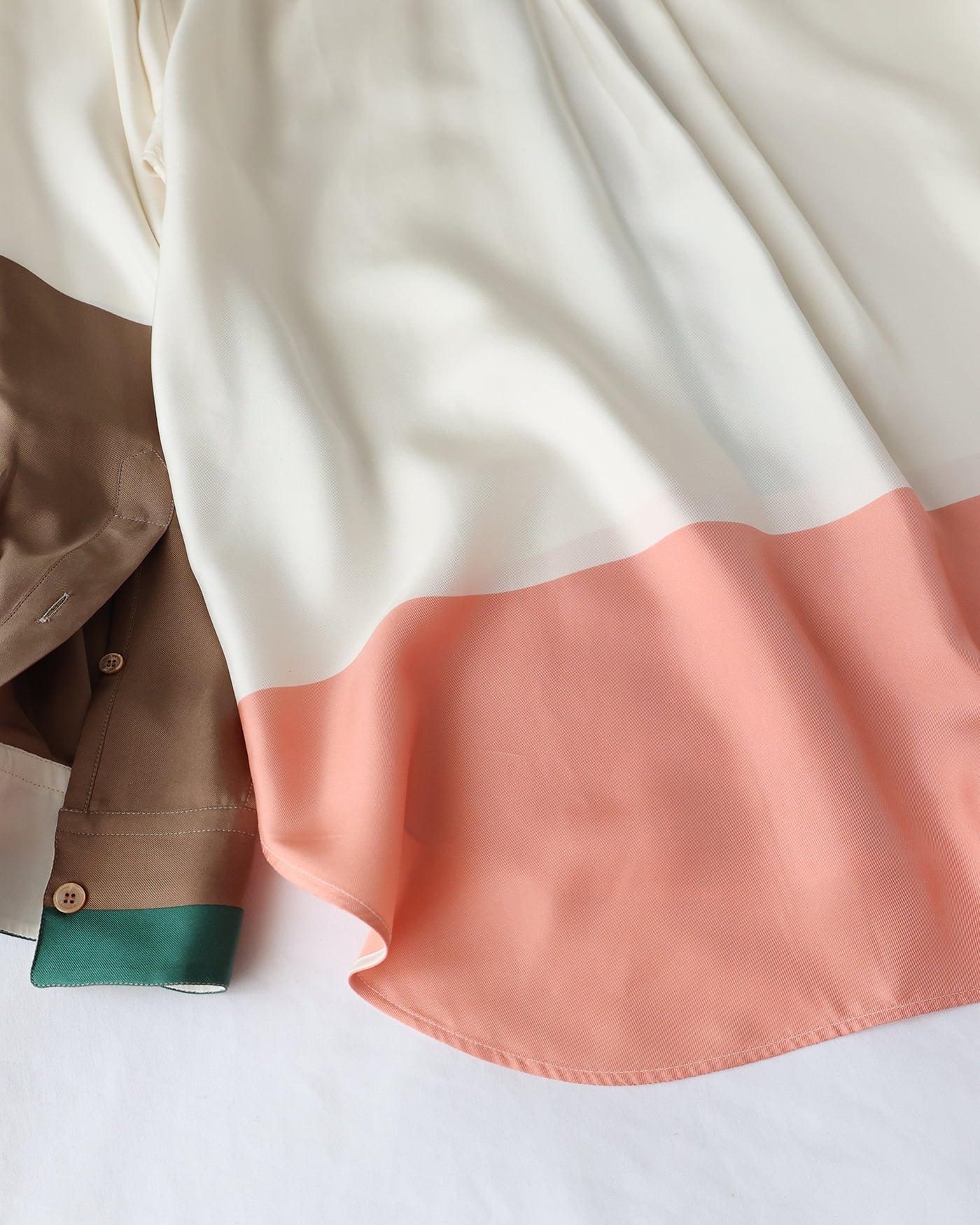 Céline by Phoebe Philo SS11 Oversized Colorblock Silk Shirt