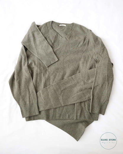 Old Céline by Phoebe Philo Brown Cashmere Duo Sweater | 2 3GJ1 / 315C | ELUXE STORE