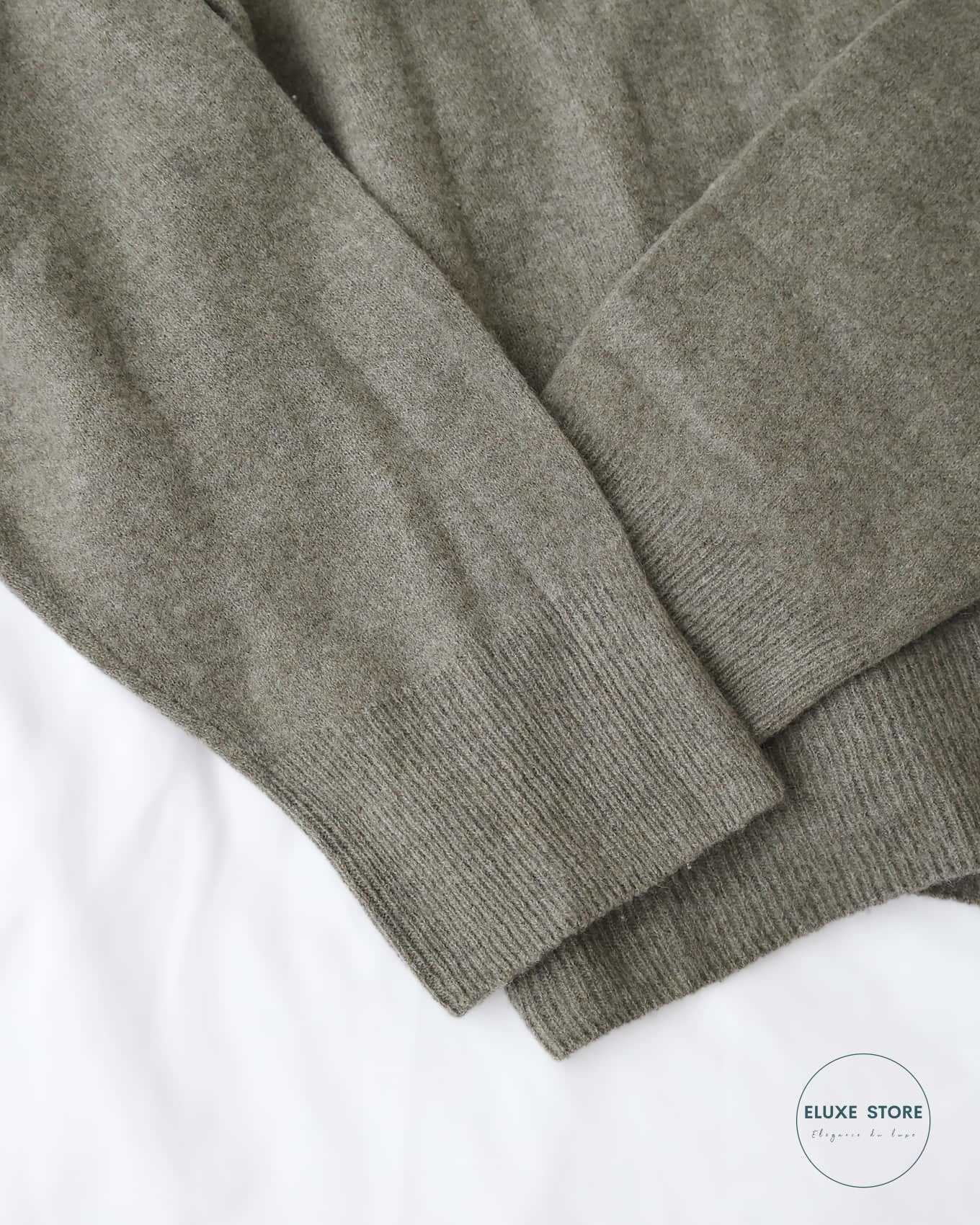 Old Céline by Phoebe Philo Brown Cashmere Duo Sweater | 2 3GJ1 / 315C | ELUXE STORE