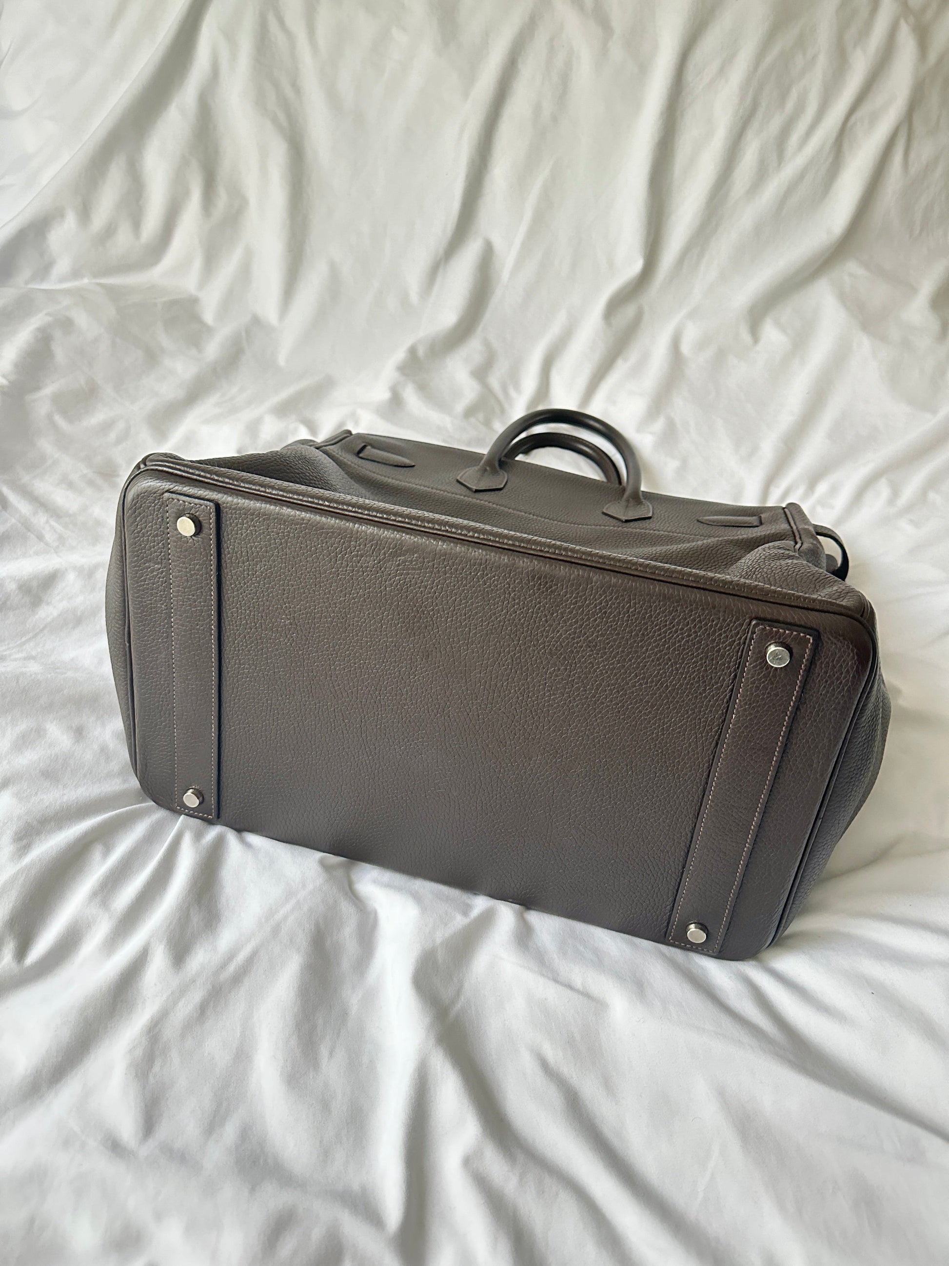 Hermès HAC Haut à Courroies Birkin 40 Chocolate Brown Togo from 2004 | ELUXE STORE | Shop pre-loved Hermes