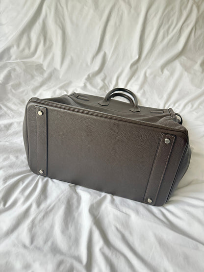 Hermès HAC Haut à Courroies Birkin 40 Chocolate Brown Togo from 2004 | ELUXE STORE | Shop pre-loved Hermes